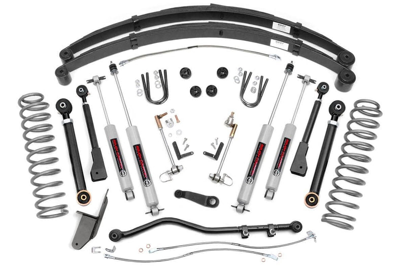 4.5 Inch Lift Kit | RR Springs | X-Series | Jeep Cherokee XJ 2WD/4WD (84-01)