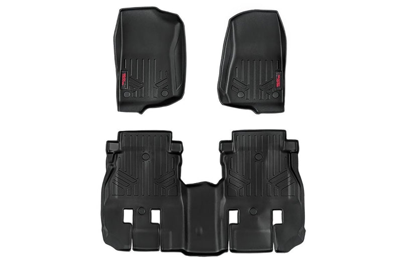 Floor Mats | FR & RR | 4 Door | Jeep Wrangler Unlimited 4WD (2018-2024)