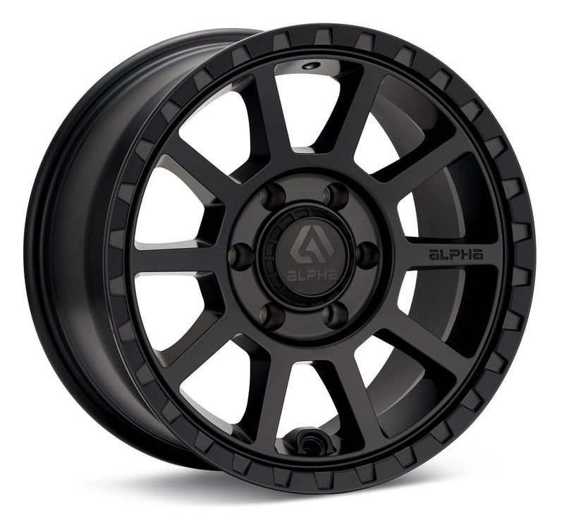 Alpha Foxtrot Wheel | Matte Black | 17x7.5 | 5x108 | +35mm