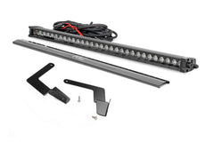 LED Light Kit | Lower Grille Mount | 30" Black Single Row | White DRL | Toyota Tacoma (16-23)