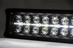 30 Inch Black Series LED Light Bar | Curved | Dual Row | Amber DRL