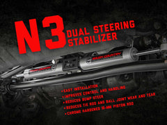 N3 Steering Stabilizer | Dual | 2-8 Inch Lift | Ford F-250/F-350 Super Duty (23-24)