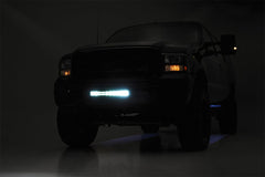 LED Light Kit | Bumper Mount | 20" Black Dual Row | Ford F-250/F-350 Super Duty (05-07)