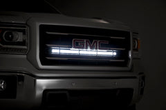 LED Light Kit | Behind Grille Mount | 30" Chrome Single Row | Chevy/GMC 1500 (14-18 & Classic)