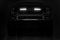 LED Light Kit | Grille Mount | 10" Black Slimline Pair | Ford F-150 (18-20)