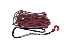 Synthetic Rope | 3/8 Inch | 85 Ft | Red/Gray