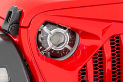 9 Inch DRL Halo LED Headlights | DOT Approved | Jeep Gladiator JT/Wrangler JL (18-24)