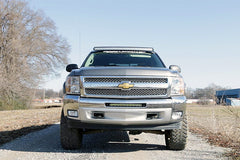 LED Light Mount | Bumper | 20" | Chevy Silverado 1500 (07-13)/Silverado 2500 HD (07-10) 