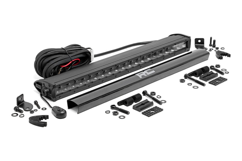 20 Inch Black Series LED Light Bar | Single Row