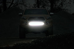 LED Light Kit | Lower Grille Mount | 30" Black Single Row | White DRL | Toyota Tacoma (16-23)